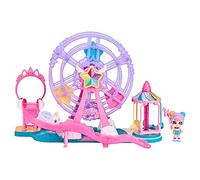Kindi Kids Minis Collectable Ferris Wheel Carnival Playset and Rainbow Kate Posable Bobble Head Figurine