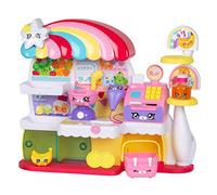 Kindi Kids Supermarché Chat Petkin, 2 Shopkins et Un Tapis de Jeu en Vinyle. 50003