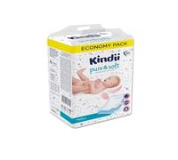 Kindii Pure&Soft Alèses Jetables - (30 Pièces) Alèses Jetables - Douces pour la peau, absorbent rapidement et efficacement l'humidité, dès les premiers jours de vie, 60x40 cm - 30 Pièces