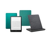 Kindle Paperwhite Signature Edition (2024 Release) 32 GB Sans publicités Avec étui jade transparent et station de charge sans fil