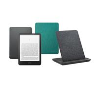 Kindle Paperwhite Signature Edition (2024 Release) 32 GB Sans publicités Avec étui jade transparent et station de charge sans fil