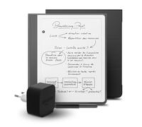 Kindle Scribe (version 2024) 64 GB, une coque en cuir Amazon Premium et un adaptateur secteur Amazon Powerfast 9 W