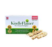 KindleFlamer Lot de 50 Allume-feu avec Petit Bois Naturel pour poêle à Bois, Barbecue, Four à Pizza, cheminée, Barbecue, Allume-feu, Allume-feu pour bûches, Charbon, briquette de Charbon