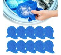 KINDLUME 10 Pièces Boule Anti Poils Machine a Laver, Attrape Poils Machine a Laver, Éponge Réutilisable Haute Densité, pour Enlever Poils de Chien et Chat, Nettoyage Vetements et Textiles
