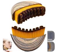 KINDLUME 2 Pièce Brosse Lymphatique Visage, Brosse Drainage Lymphatique avec Boîtier de Rangement, Brosse de Massage Ultra Douce pour le Visage, Conçu pour les Soins du Visage, des Yeux et du Cou