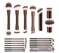 KINDLUME 20 Pièces Pinceau Maquillage, Pinceaux Maquillages, Kit Pinceaux Maquillages, Lot Pinceaux Maquillage, Set de Pinceaux Professionnels, Inclus Pinceau à Fard à Paupières et Blush