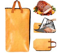 KINDLUME Accessoires Barbecue, Sac Isotherme 4 Couches Isolation, Conception Imperméable Améliorée, Grande Ouverture, pour Repos Viande Grillage, Fumoir Pique-Nique Camping