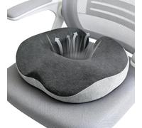 KINDLUME Coussin Hémorroïdes, Coussin Anti Escarres, Coussins Donut, Cushion Orthopédique, en Mousse Mémoire, Housse Lavable, pour Bureau, Voiture, Fauteuil Roulant, Maison