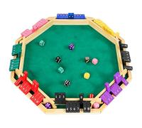 KINDLUME Shut The Box, Jeux en Bois, Jeu De Dés, Jeu De Société, pour Jusqu à 8 Joueurs, Jeu De Table Classique en Bois avec Chiffres, pour Soirées en Famille, Fêtes Entre Amis Et Pubs