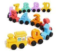 KINDLUME Train Magnétique Chiffres, Jouet Enfant Éducatif, Trains Enfant avec Nombres 0-10, Jouet Bebe 1 an et Petit Train, Compter et Les Couleurs, pour Cadeau et Développement de La Motricité Fine