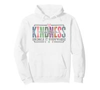 Kindness is Free Sprinkle It Everywhere Citation rétro Positive Sweat à Capuche