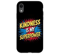 Kindness is My Superpower Anti Bullying Be Kind Comic Kids Coque pour iPhone XR