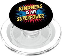 Kindness is My Superpower Anti Bullying Be Kind Comic Kids PopSockets PopGrip pour MagSafe