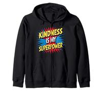 Kindness is My Superpower Anti Bullying Be Kind Comic Kids Sweat à Capuche