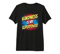 Kindness is My Superpower Anti Bullying Be Kind Comic Kids T-Shirt Haut de Gamme