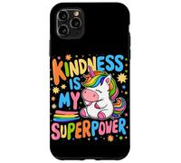 Kindness is My Superpower Be Kind Licorne Anti-Intimidation pour Enfants Coque pour iPhone 11 Pro Max