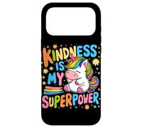 Kindness is My Superpower Be Kind Licorne Anti-Intimidation pour Enfants Coque pour iPhone 17 Pro Max