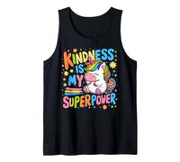 Kindness is My Superpower Be Kind Licorne Anti-Intimidation pour Enfants Débardeur
