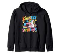 Kindness is My Superpower Be Kind Licorne Anti-Intimidation pour Enfants Sweat à Capuche