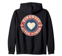 Kindness is My Superpower Rétro Vintage Kindness Awareness Sweat à Capuche