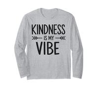 Kindness is My Vibe Minimal Typographie Manche Longue