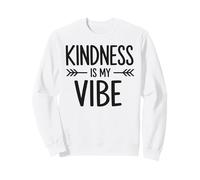 Kindness is My Vibe Minimal Typographie Sweatshirt