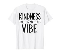 Kindness is My Vibe Minimal Typographie T-Shirt