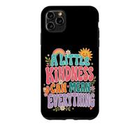 Kindness Mean Everything Groovy Positivity Citation Coque pour iPhone 11 Pro Max