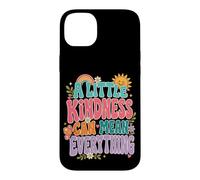 Kindness Mean Everything Groovy Positivity Citation Coque pour iPhone 14 Plus