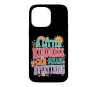 Kindness Mean Everything Groovy Positivity Citation Coque pour iPhone 14 Pro Max