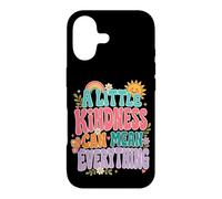 Kindness Mean Everything Groovy Positivity Citation Coque pour iPhone 17
