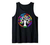 Kindness Peace Equality Love Inclusion Hope Diversity Retro Débardeur