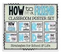 Kindness Poster Social Skills for Classroom Management Use