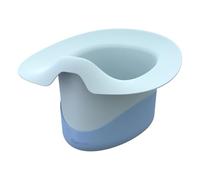 Kindsgut Bande Antidérapante Silicone pour Pot Enfant, bleu pigeon | Accessoire pour pot bébé en silicone alimentaire, améliore la stabilité sur sol lisse, installation sans outil et lavable