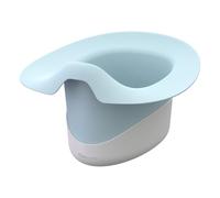 Kindsgut bande en silicone antidérapante pour pot d’hygiène naturelle bébé, accessoire sécurisé assurant un maintien sûr et une stabilité optimale, facile et rapide à installer, gris clair