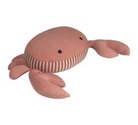 Kindsgut Peluche Crabe au Crochet 100% Coton, Rose
