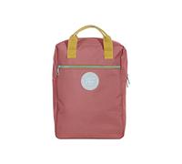 Kindsgut Sac à Dos Enfant Maxi en PET Recyclé, Vieux rose | Sac à dos maternelle léger avec grand compartiment, poche avant, porte-bouteille et porte-nom, tissu antisalissure