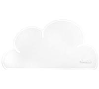 Kindsgut Set de Table Bébé Silicone Antidérapant Nuage, blanc | Napperon repas et protège-table sans BPA, 48,5 x 26,5 cm, lave-vaisselle, pour bébé, enfant et chaise haute