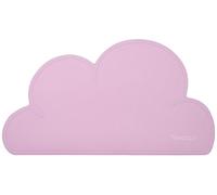 Kindsgut Set de Table Bébé Silicone Antidérapant Nuage, rose pâle | Napperon repas et protège-table sans BPA, 48,5 x 26,5 cm, lave-vaisselle, pour bébé, enfant et chaise haute