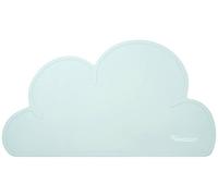 Kindsgut Set de Table Enfant en Silicone étanche et antidérapant en Forme de Nuage, aux Couleurs discrètes, Aquamarine