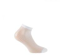 Kindy - Chaussettes courtes en résille - couleur - Blanc - Pointure - 37-41