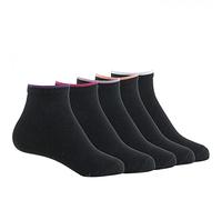 Kindy - Lot de 5 paires de socquettes en coton - couleur - Noir - Pointure - 36-40