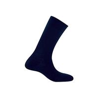 Kindy - Mi-chaussettes homme jersey unie pur coton - couleur - Marine - Pointure - 43-46