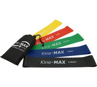 Kine-MAX Kine-MAX Professional Mini Loop Resistance Band KIT - 5 bands Renforcement du caoutchouc ks Multicolore