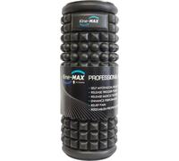 Kine-MAX Professional Massage Foam Roller Rouleau en mousse Taille universelle Noir