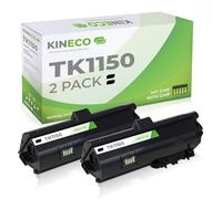 Kineco 2 Toners compatibles avec Kyocera TK1150 TK-1150 3000 Pages chacun