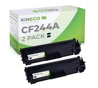 Kineco CF244A 44A Toner Compatible pour HP LaserJet Pro M15w Toner pour LaserJet Pro MFP M28w Toner M28a M15a,Pack de Deux Noirs