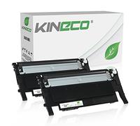 Kineco Pack de 2 Cartouches de Toner Compatible avec Samsung CLP-360 K406 CLT-K406S/ELS HC Noir