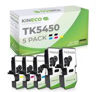 Kineco TK5450 Lot de 5 cartouches de toner compatibles avec Kyocera ECOSYS MA2600cwfx MA2600cfx PA2600cwx PA2600cx MA2600cwfx Plus MA2600cfx Plus PA2600cx Plus PA2600cx Plus (noir/cyan/magenta/jaune