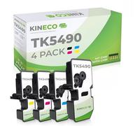 Kineco TK5490 Lot de 4 toners compatibles avec Kyocera ECOSYS MA2101cwfx MA2101cfx PA2101cwx PA2101cwx MA2101cfx Plus MA2101cwx Plus PA2101cx Plus PA2101cx Plus (Lot de 4 cartouches noires, cyan